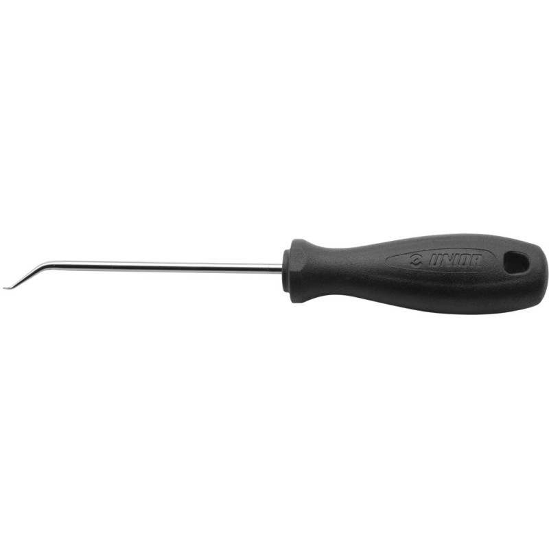 639D-Punzón redondo, doblemente curvado de punta pequeña, con mango-165